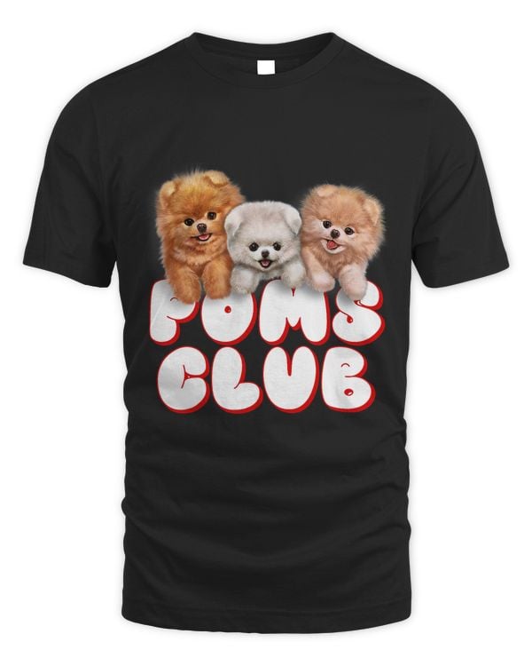 T Cute Pomeranian Puppy Poms Club Baby Dog408