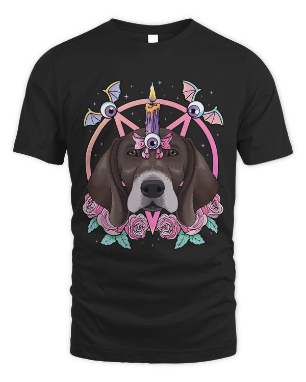 Pastel Goth Pointer Pagan Creepy Menhera German Shorthair