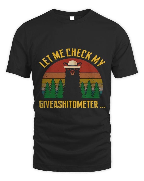 Let Me Check My Giveashitometer Nope Nothing Vintage Llama