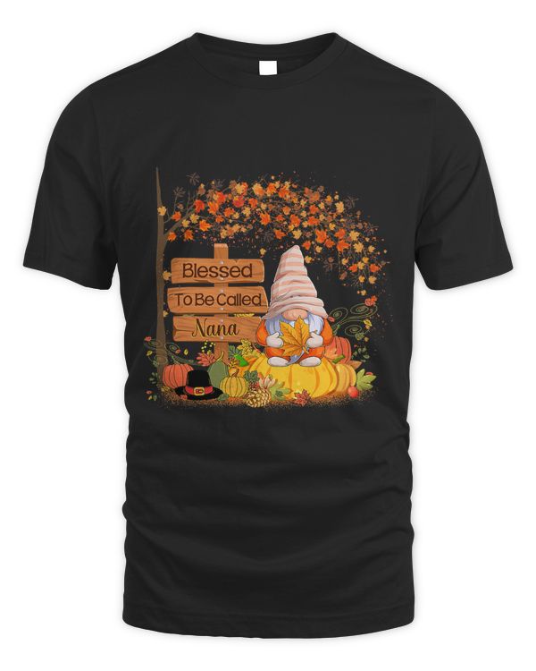 Blessed To Be Called Nana Gnome Pumpkin Fall Thanksgiving