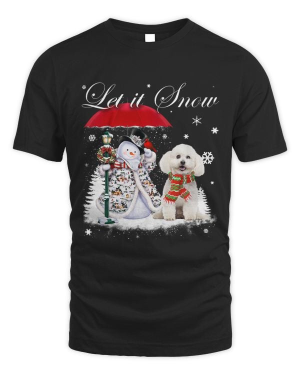 Bichon Frise Santa Dog Christmas Snowman Xmas Pajama 379