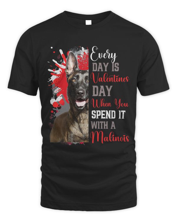 Womens Valentines Day Belgium Malinois Mom Mother Doggy Mum Mummy
