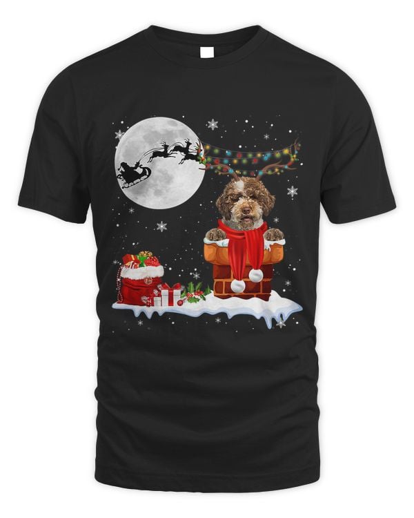 Lagotto Romagnolo Christmas Tree Lights Pajama Dog Lover 54