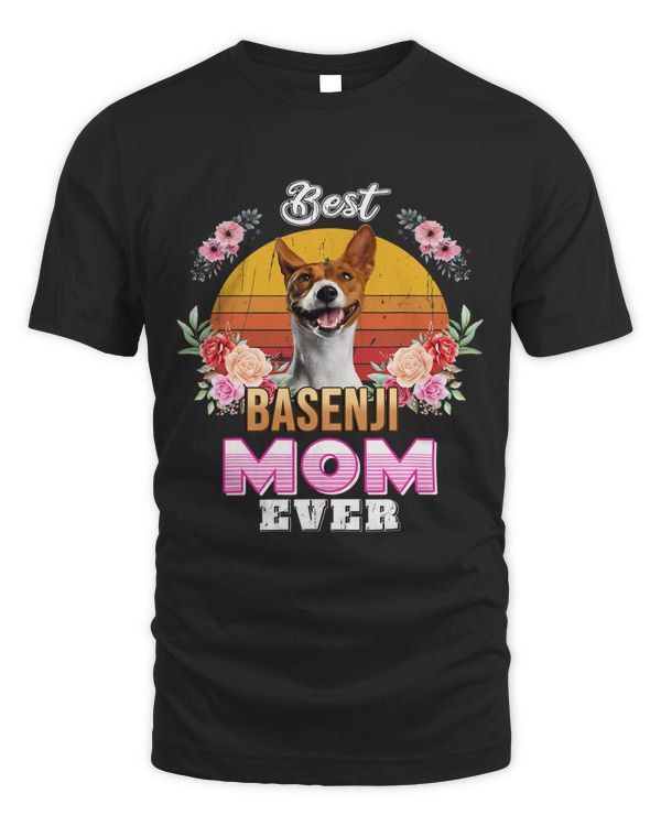 Vintage Best Basenji Mom Ever Mothers Day For Dog Mom