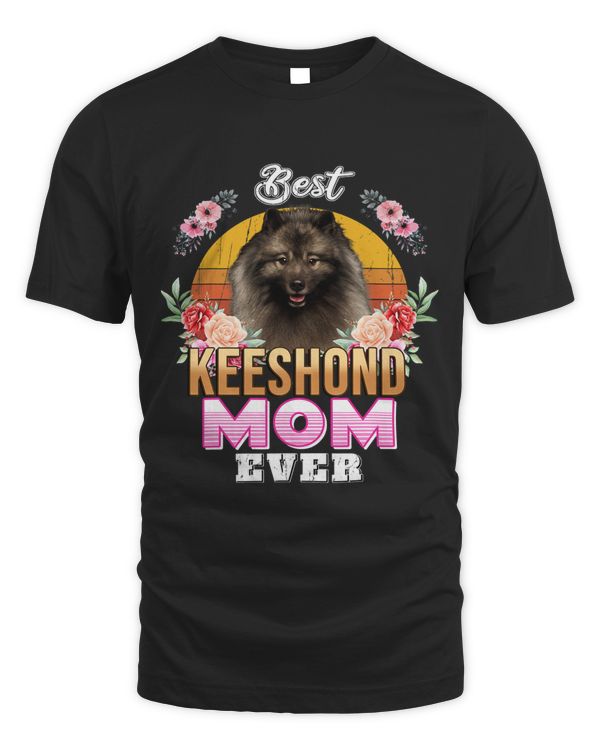 Vintage Best Keeshond Mom Ever Mothers Day For Dog Mom