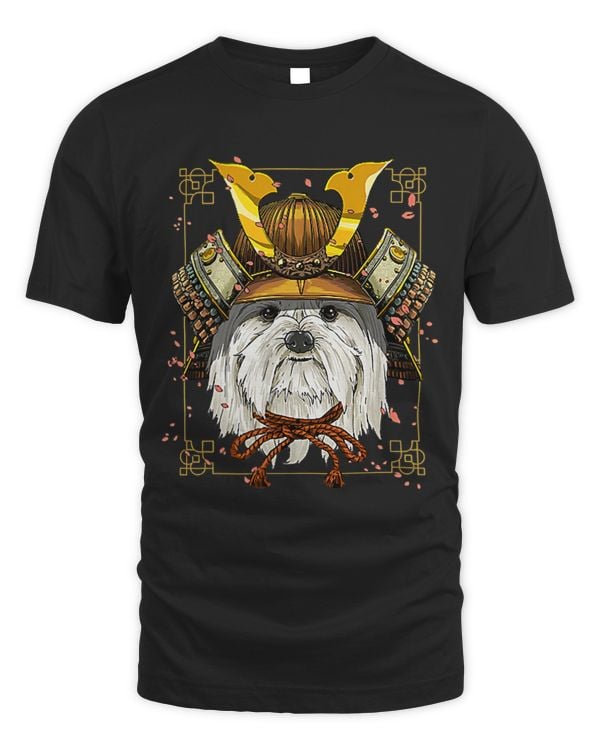 Samurai Maltese Dog Warrior Samurai Lovers Gift 248