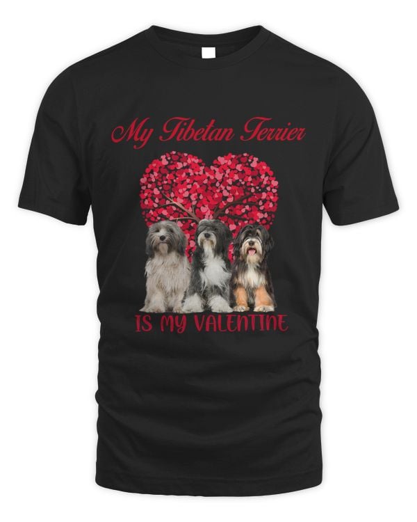 My Tibetan Terrier Is My Valentine Dog Lover Valentines Day 236