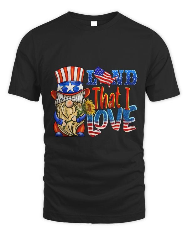 American Flag 4th Of July Patriotic Gnome Land That I Love