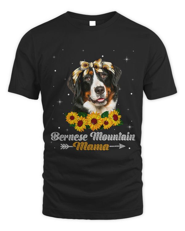 Womens Cute Bernese Mountain Mama Dog Mom Dog Lover Mothers Day
