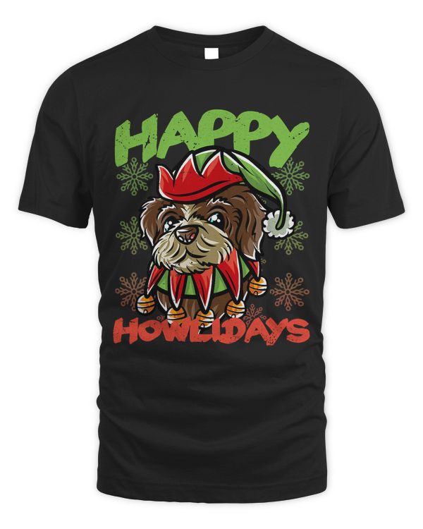Happy Howlidays Shih Tzu Elf Dog Merry Christmas Dogs 64