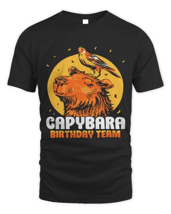 Capybara Birthday Team Lover Rodent Capybaras Animal