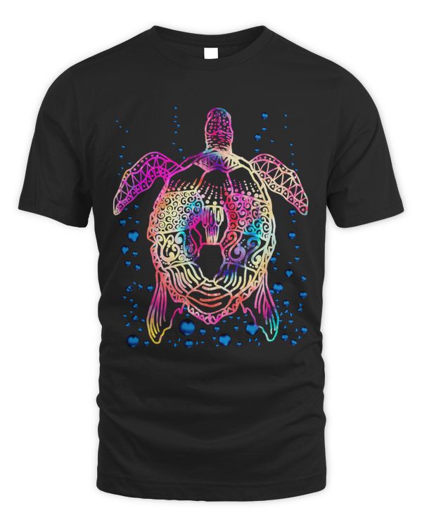 Tribal Polynesian Tattoo Ocean Animal Lover Tie Dye Turtle 98