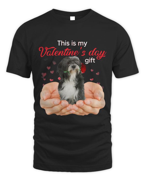 Cute Tibetan Terrier This Is My Valentines Day Pajama
