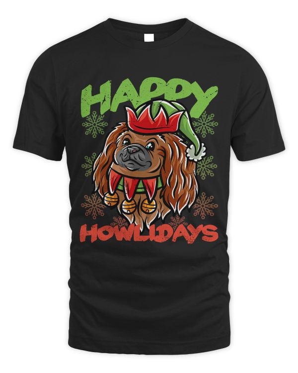 Happy Howlidays Pekingese Elf Dog Merry Christmas Dogs 52