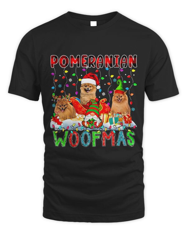 Pomeranian Xmas Woof Santa Reindeer Elf Pomeranians Gnome 95