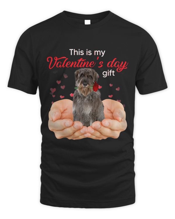 Cute Giant Schnauzer This Is My Valentines Day Pajama