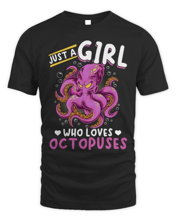 Octopus Kraken Just A Girl Who Loves Octopuses 219