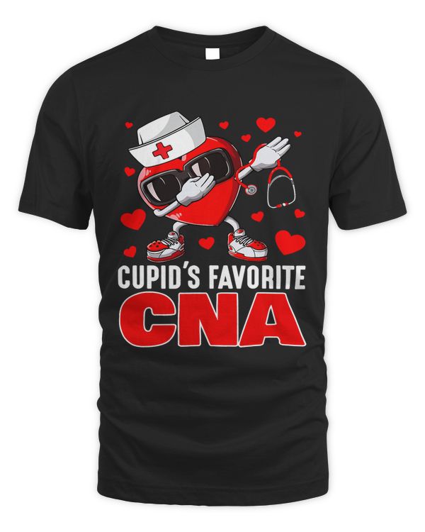 Cupids Favorite CNA Dabbing Nursing Heart Nurse Valentine