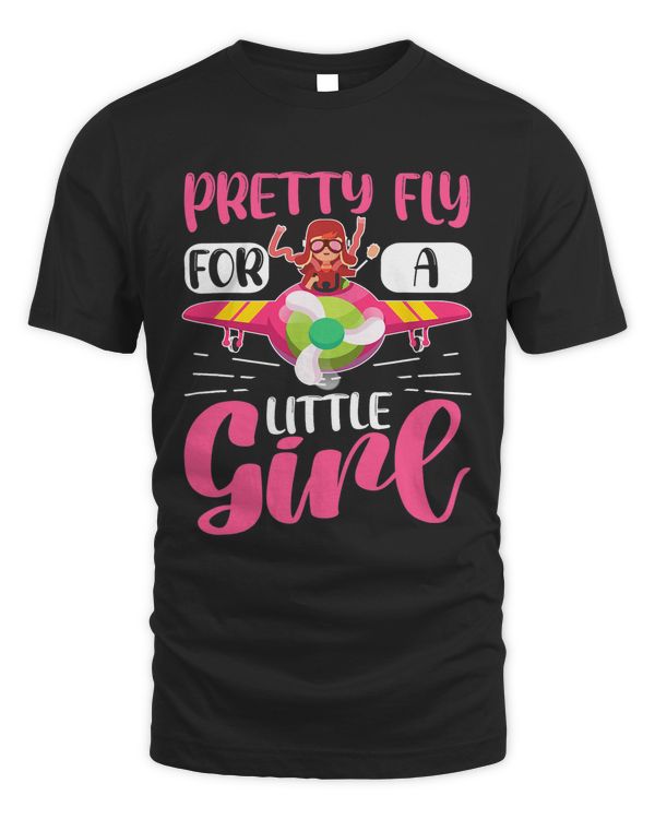 Cute Airplane Pretty Fly For A Little Girl