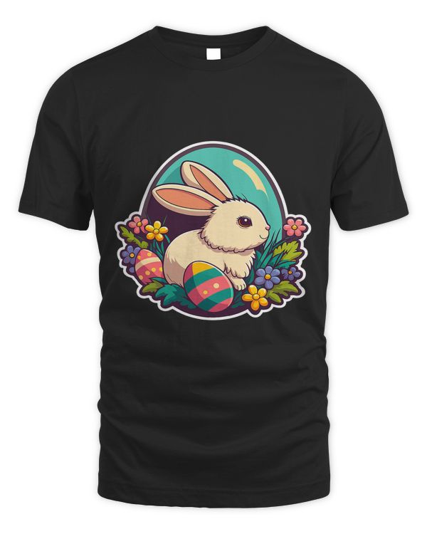 Cute Bunny Rabbit Happy Easter