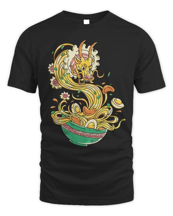 Ramen Dragon Japanese Noodles Soup Yellow Ramen Dragon