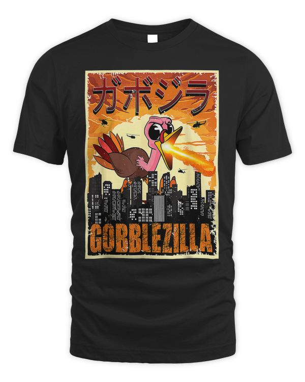 Gobblezilla Turkey Thanksgiving Japanese Aesthetic 184