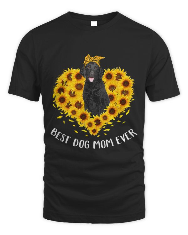 Curly Coated Retriever Mom Sunflower Dog Mom Women