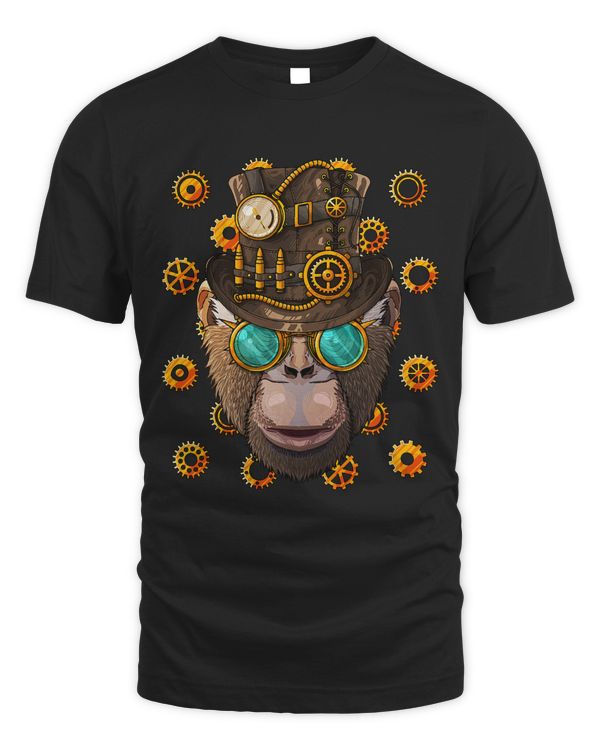 Steampunk Chimpanzee Medieval Victorian Steam Powered Animal