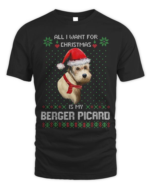 Ugly Sweater ALL I WANT FOR CHRISTMAS IS MY BERGER PICARD