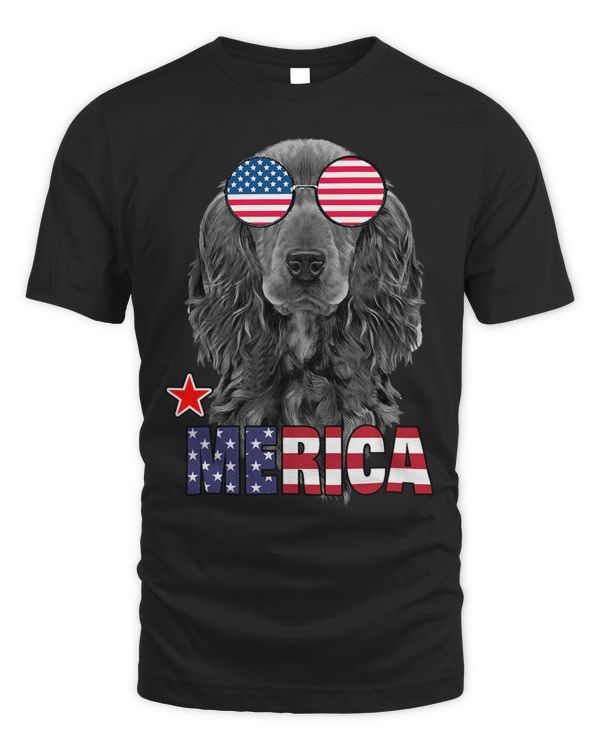 erica Cocker Spaniel American Flag 4th of July 104