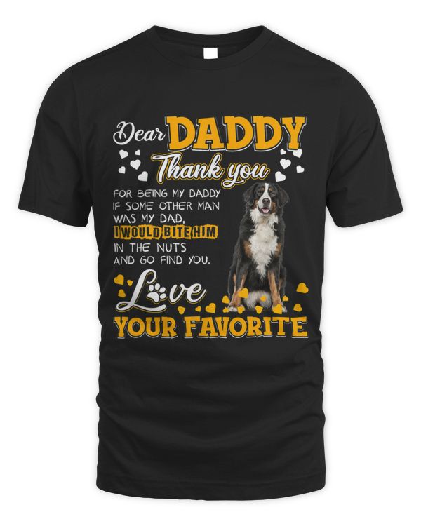Bernese Mountain Dog Dear Daddy Thank You For Being My Daddy 1