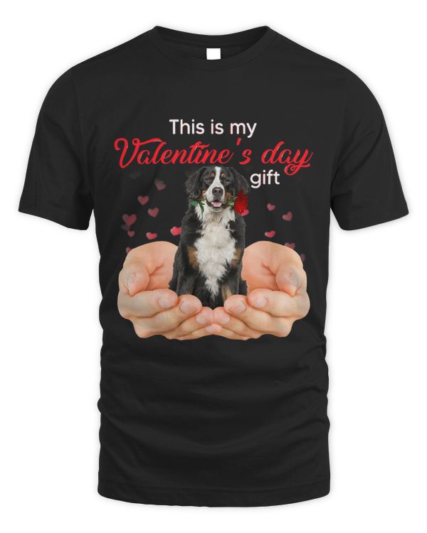 Cute Bernese Mountain This Is My Valentines Day Pajama