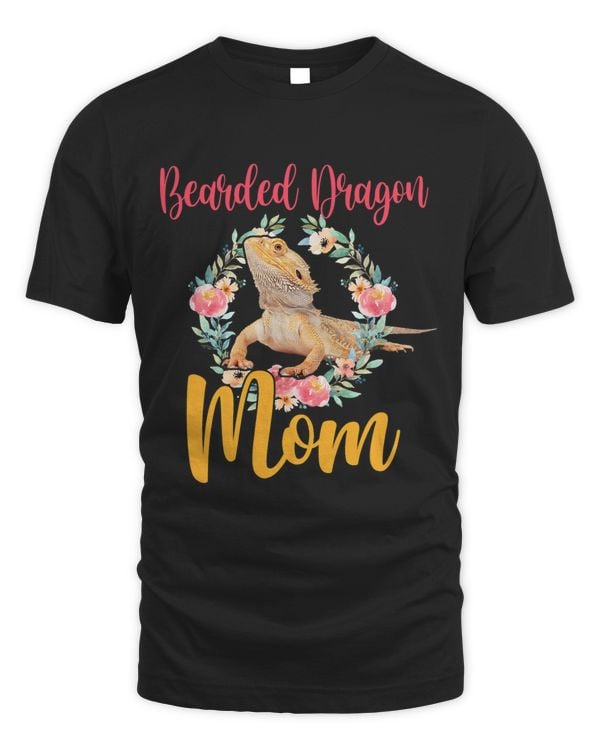 Bearded Dragon Mom Bearded Dragon Bow Tie Leopard Flowers
