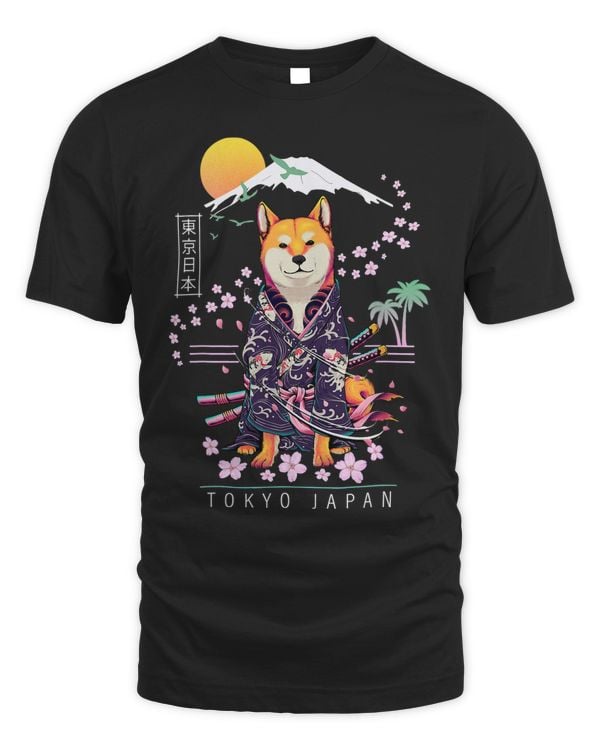 Shiba Inu Japanese Aesthetic Sakura Cherry Blossoms 137