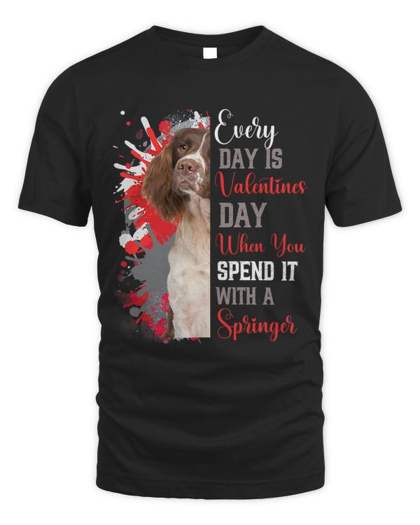 Womens Valentines Day Springer SPaniel Mom Mother Doggy Mum Dog