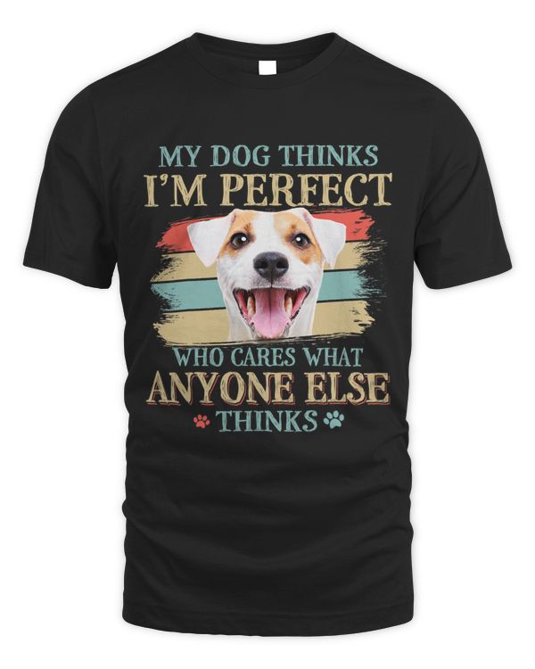 My Dog Thinks Im Perfect Parson Russell Terrier Retro Style