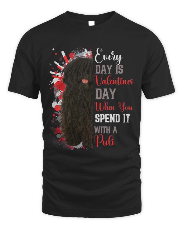 Womens Valentines Day Puli Mom Mother Doggy Mum Mummy Hungarian