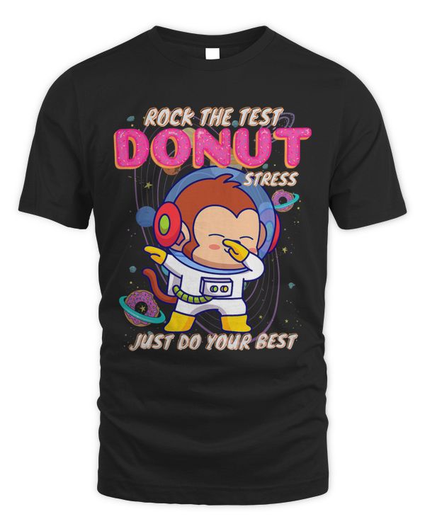 Rock The Test Dont Stress Just Do Your Best Dabbing Monkey