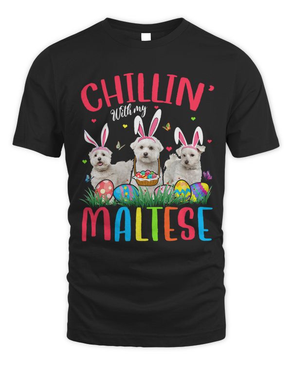 Chillin With My Maltese Easter Eggs Happy Easter