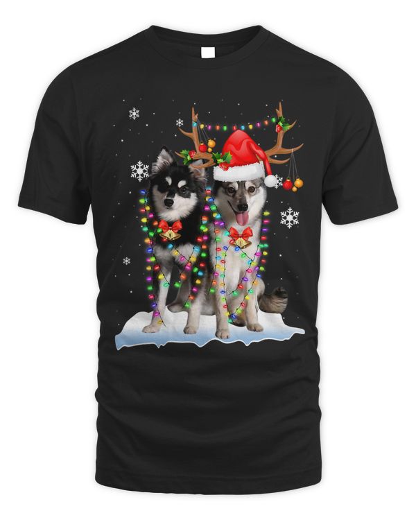 Alaskan Klee Kai Christmas Tree Lights Reindeer Xmas Pajama 151