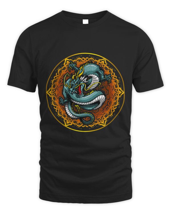 Cool Dragon Shirt Vintage Dragon Believer Top Men Dragon 3