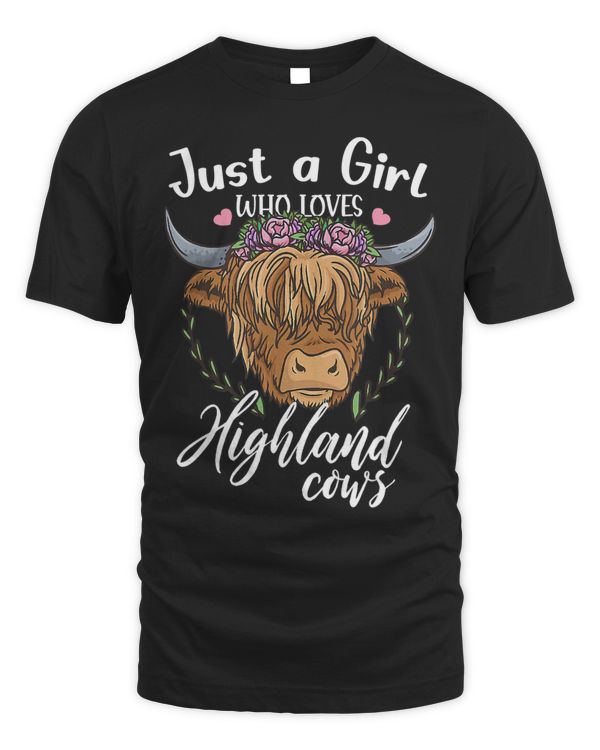 Just A Girl Who Loves Highland Cows Scottish Western Country 181
