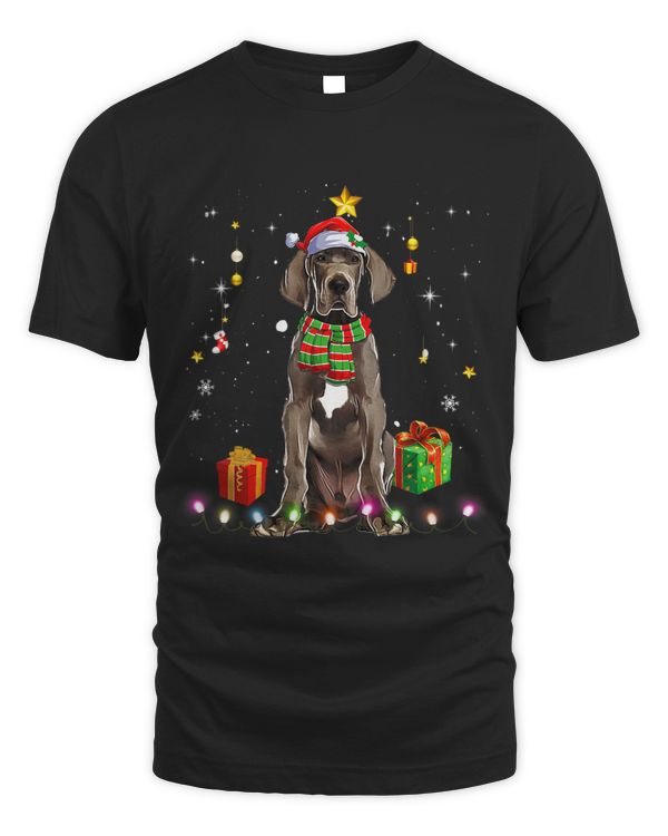 Great Dane Santa Christmas Tree Lights Xmas Pajama Boys 61