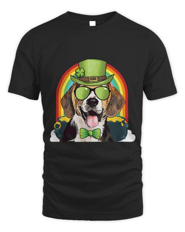 Beagle Dog Leprechaun Funny St Patricks Day