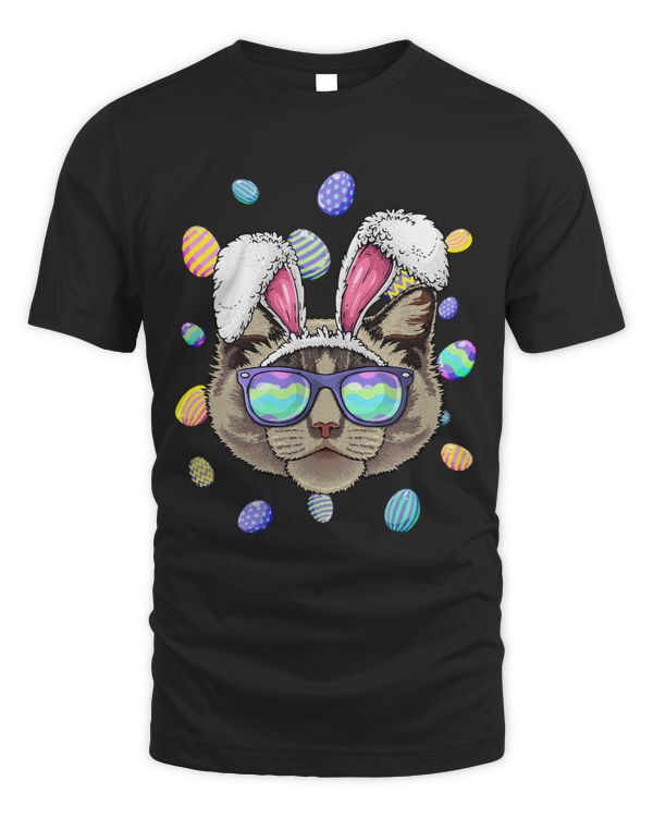 Ragdoll Easter Bunny Ears Cat Funny Easter Eggs Hunting