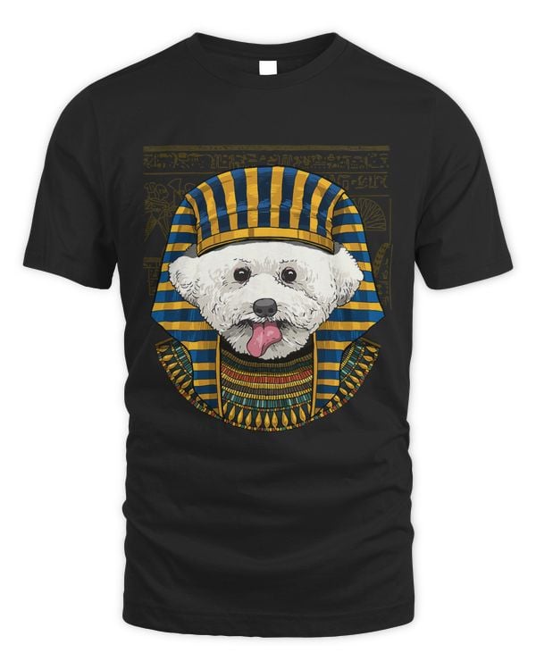 Bichon Frise Egyptian Pharaoh Historian Archaeologist Dog 119