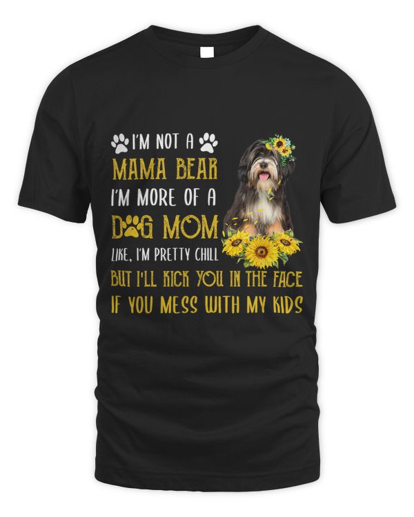 Sunflower Tibetan Terrier Mom Mothers Day Dog Mom Women
