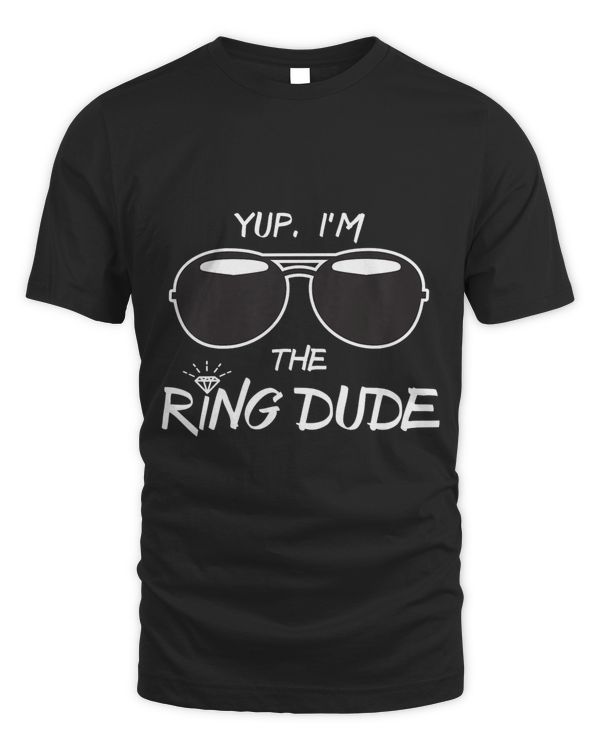Kids Yup Im The Ring Dude Funny Kids Ring Bearer TShirt