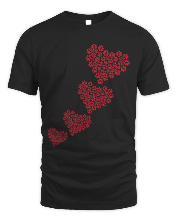 Dog Paw Hearts Dog Lover Dog Owner Baby Dog Paws