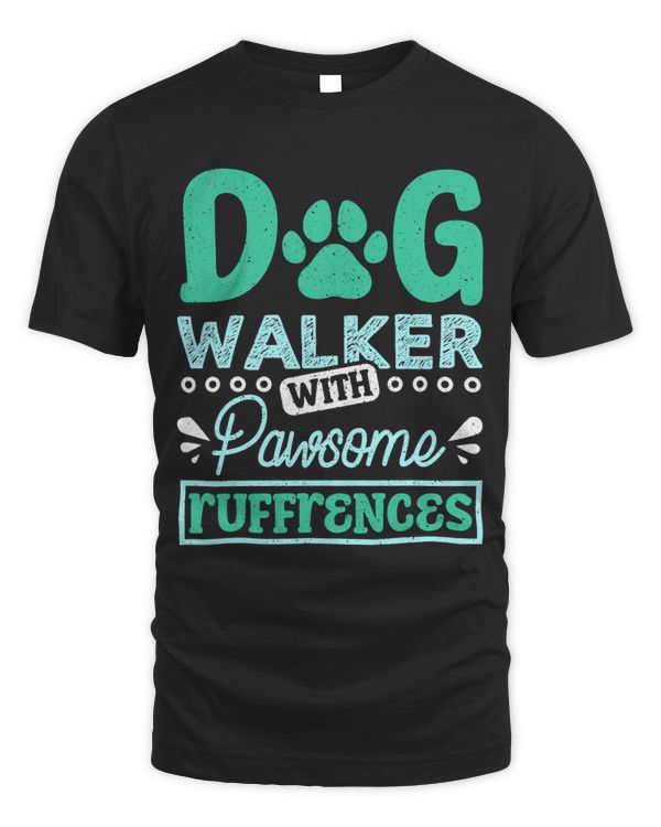 Dog walker and pet sitter with dog sitter and dog lover